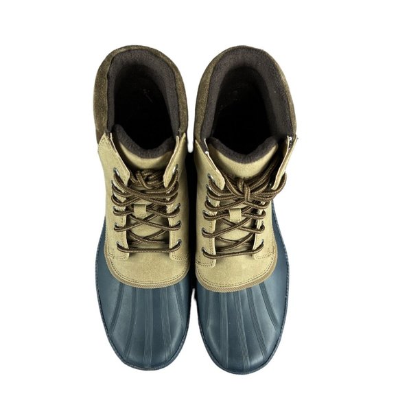 Sperry Top-Sider Cold Bay Taupe Navy Duck Boots STS19553 Men's Size 10 - Picture 7 of 10